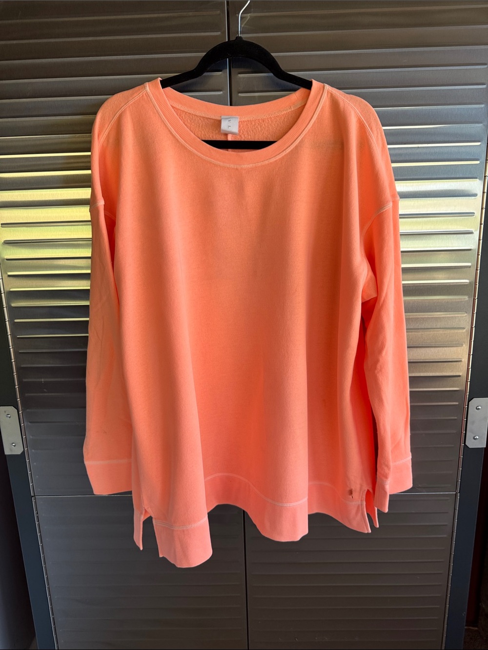 Livi Active Coral Peach Crewneck Sweater